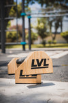 Paralelas de madera lvl cruzadas
